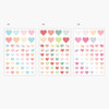 Option - PLEPLE Love glitter removable deco sticker seal