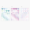 Option - PLEPLE Love glitter removable deco sticker seal