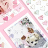 Usage example - PLEPLE Love glitter removable deco sticker seal