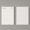 White - Ardium B+W premium 256 pages lined notebook