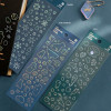 Pack of ICONIC Shining line clear removable sticker pack A