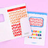 Wanna This Crayon Alphabet number 12 colors paper sticker set