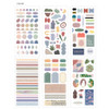 Paper stickers - ICONIC Collage sticker pack of 8 sheets