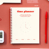 Cream - Indigo 6 month dateless weekly time management planner