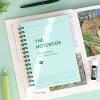 04 Soft Mint - ICONIC Compact A5 wire bound grid notebook