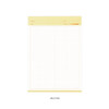 Orange - Fulfill yourself B5 size writing grid notepad