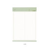 Olive - Fulfill yourself B5 size writing grid notepad