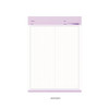 Lavender - Fulfill yourself B5 size writing grid notepad