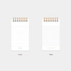 Front and Back - NACOO Annyang Twin Ring Grid And Lined Notebook