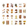 Composition of Nacoo Object Mini And Label Sticker Pack