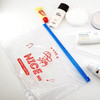 Slide Zip Closure - Universal Condition Have a Nice day clear zip lock pouch