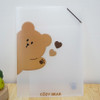 N.IVY Hi Cozy Bear translucent document file holder