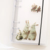 Usage example of NACOO Rabbit Self-Cut Paper And Clear Sticker Set