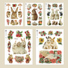 NACOO Rabbit Self-Cut Paper And Clear Sticker Set