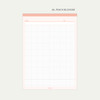 06. Peach Blossom - Wanna This Standard writing B5 size writing grid notepad