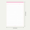 Size - Wanna This Standard writing B5 size writing grid notepad