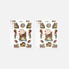 Transparent sticker and paper sticker - NACOO Cat self-cut paper and clear sticker set