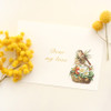 Usage example of Animal self-cut paper and clear sticker set