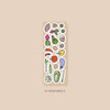 07 Vegetable A - Jam studio Jam Shop Fresh Paper Sticker Pack 07-12