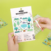 Usage example - Second Mansion Background Forest Paper Sticker Pack 01-06