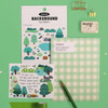 Usage example - Second Mansion Background Forest Paper Sticker Pack 01-06