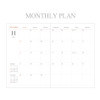 Monthly plan - Indigo 2022 Official A5 Dated Weekly Diary Planner