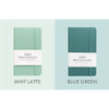 Mint latte, Blue Green - Indigo 2022 Prism Slim Dated Monthly Diary Planner