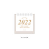 02 Color - Wanna This 2022 Classic Mini Dated Monthly Desk Calendar