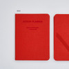 Red - Ardium 2022 Simple Small Dated Weekly Planner Scheduler