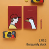 Burgundy Duck - Jam Studio 2022 Happy Together Dated Weekly Diary Planner