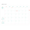 Monthly plan - Indigo 2022 Be Happy for Little Things Dated Weekly Diary