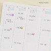 Yearly plan - Indigo 2022 Be Happy for Little Things Dated Weekly Diary