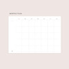 Monthly plan - Dash And Dot Slow Life Dateless Weekly Diary Planner
