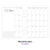 Monthly plan -  ICONIC 2022 My Vibe 6-ring Dated Weekly Diary Planner