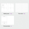 Planner pages - ICONIC 2022 My Vibe 6-ring Dated Weekly Diary Planner