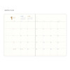 Monthly plan - 2022 Notable memory slim B5 dated weekly planner