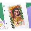 Usage example - Appree Flower Frame Glitter Removable Sticker