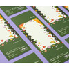 Appree Flower Frame Glitter Removable Sticker