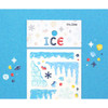 Appree Ice Frame Glitter Removable Sticker