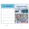 Calendar pages - Ardium 2022 ColorPoint Monthly Desk Calendar