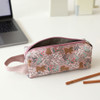 Pudding - Dailylike Cotton Zipper Pencil Case With Strap 
