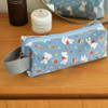 Little Bunny - Dailylike Cotton Zipper Pencil Case With Strap 
