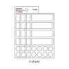 4 sheets - Dailylike My Buddy Paper Sticker Set Ver2