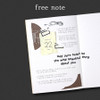 Free note - Wanna This 2022 Delight Log Medium Dated Monthly Planner