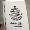 DBD Retro Christmas Card with Envelope
