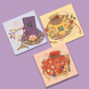 OCHAE Lucky Bag Painting 3 Cards with 3 Envelopes Set