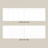 Weekly plan and grid note - After The Rain Post Sequence 6 Months Dateless Weekly Diary
