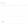 Monthly plan - Nacoo Anyang Dateless Weekly Diary Planner