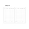 Daily list - O-CHECK Lovely Dateless Daily Cash Planner