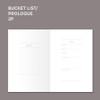 Bucket list and Prologue - Gunmangzeung Life is Good Dateless Weekly Planner